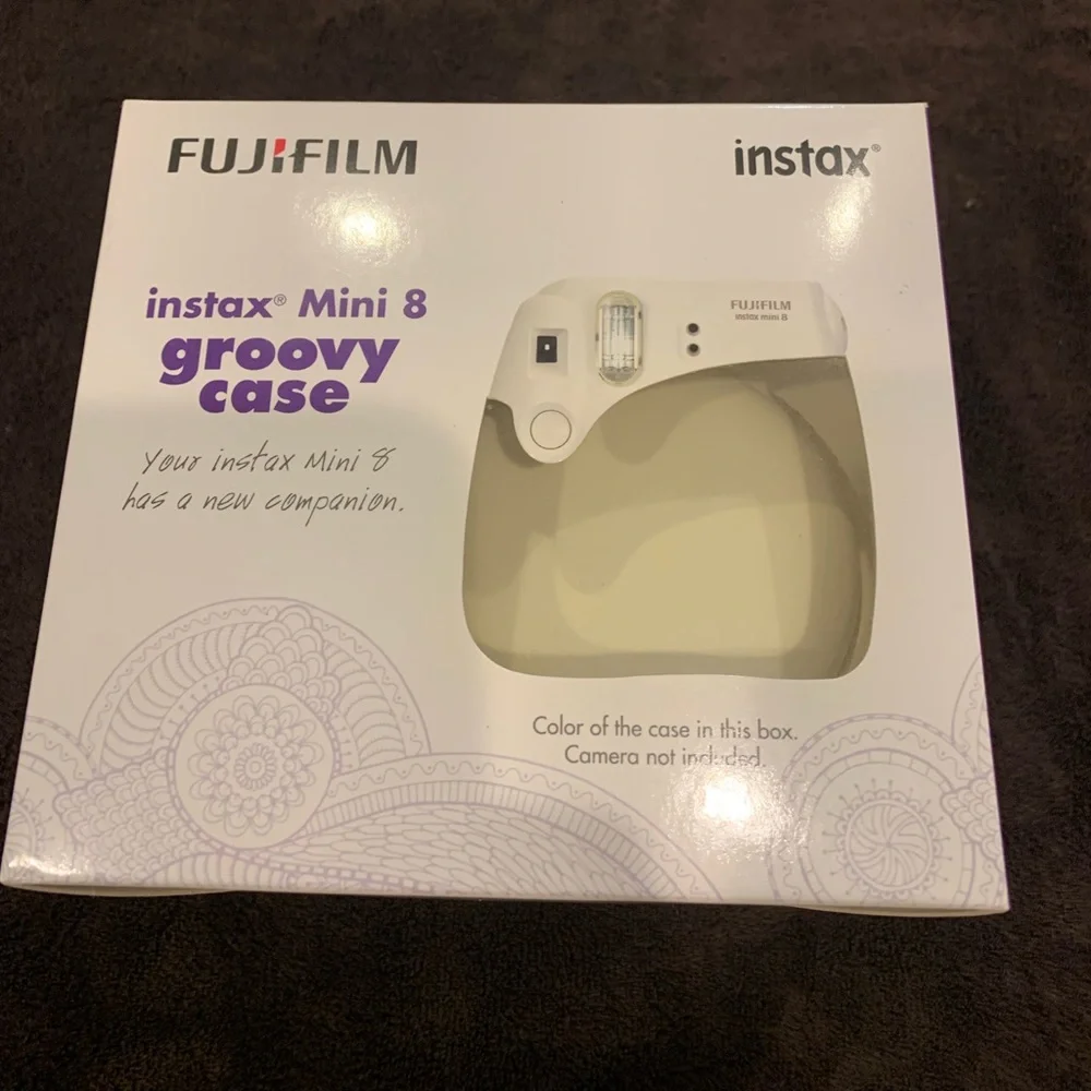 FUJI FILM Instax Mini 8 Groovy Case in Ivory